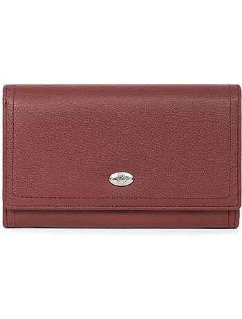 Portefeuille long 1 volet Stop RFID Cuir MIRABELLE