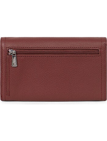 Portefeuille long 1 volet Stop RFID Cuir MIRABELLE