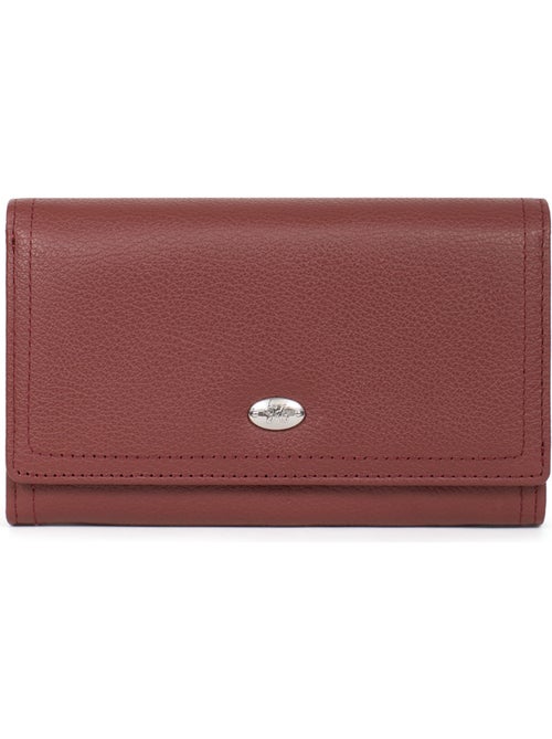 Portefeuille long 1 volet Stop RFID Cuir MIRABELLE - Kiabi Portefeuille long 1 volet Stop RFID Cuir MIRABELLE - Kiabi