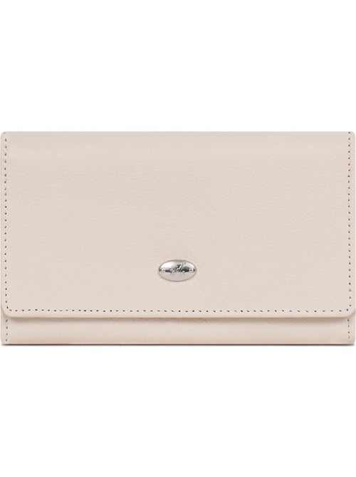 Portefeuille long  1 volet  Stop RFID  Cuir MIRABELLE - Kiabi