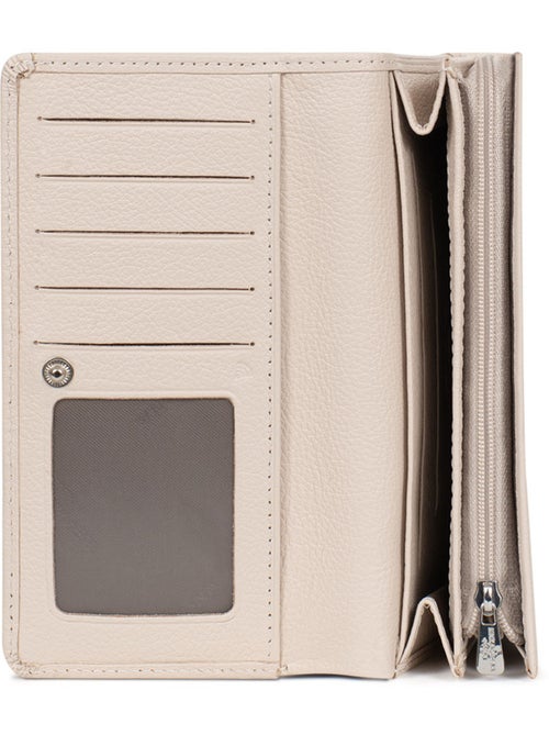 Portefeuille long  1 volet  Stop RFID  Cuir MIRABELLE - Kiabi