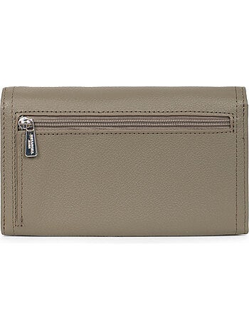 Portefeuille long 1 volet Stop RFID Cuir MIRABELLE