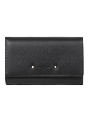 Portefeuille long  1 volet  Stop RFID  Cuir PRALINE