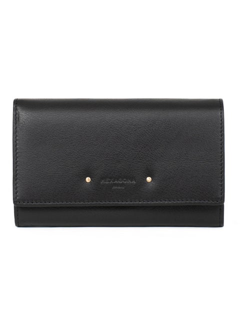 Portefeuille long  1 volet  Stop RFID  Cuir PRALINE - Kiabi