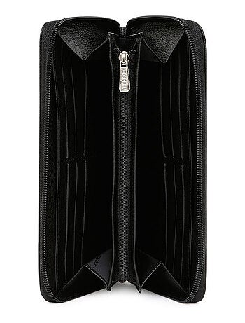 Portefeuille long cuir confort hexagona