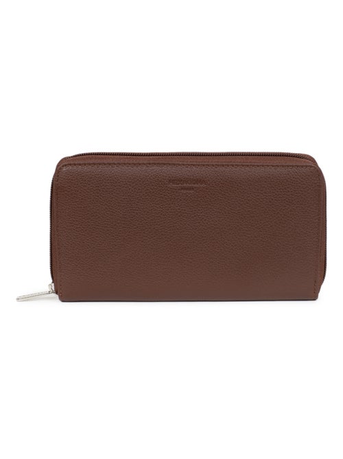 Portefeuille long  Cuir CONFORT - Kiabi