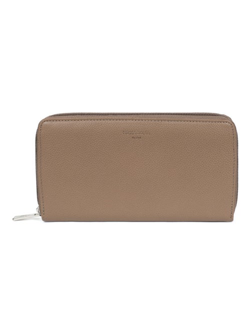 Portefeuille long  Cuir CONFORT - Kiabi
