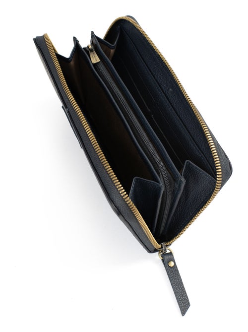 Portefeuille long  Stop RFID  Cuir AMBROISE - Kiabi