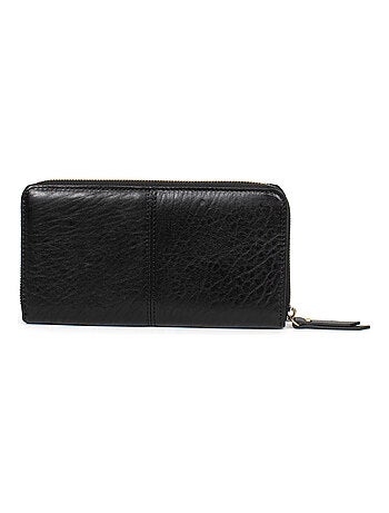 Portefeuille long stop rfid cuir ambroise hexagona