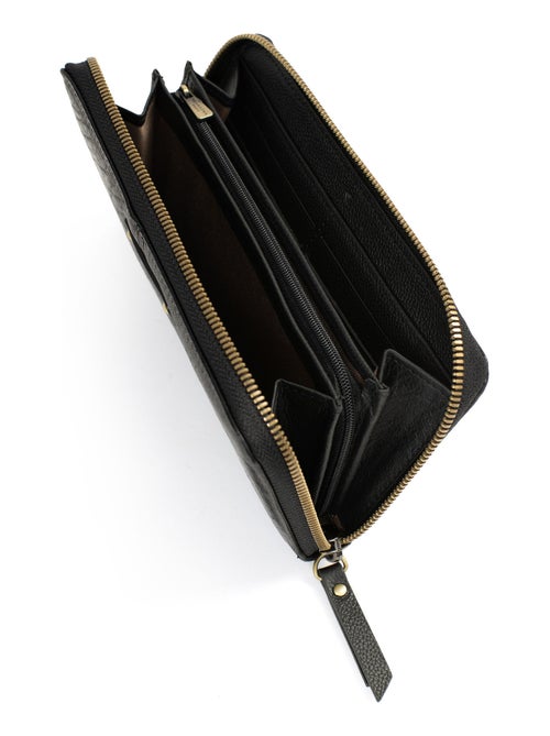 Portefeuille long  Stop RFID  Cuir AMBROISE - Kiabi