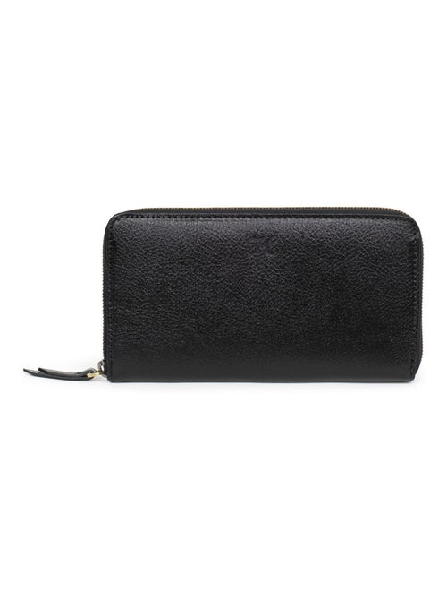 Portefeuille long  stop rfid  cuir bastille hexagona - Kiabi