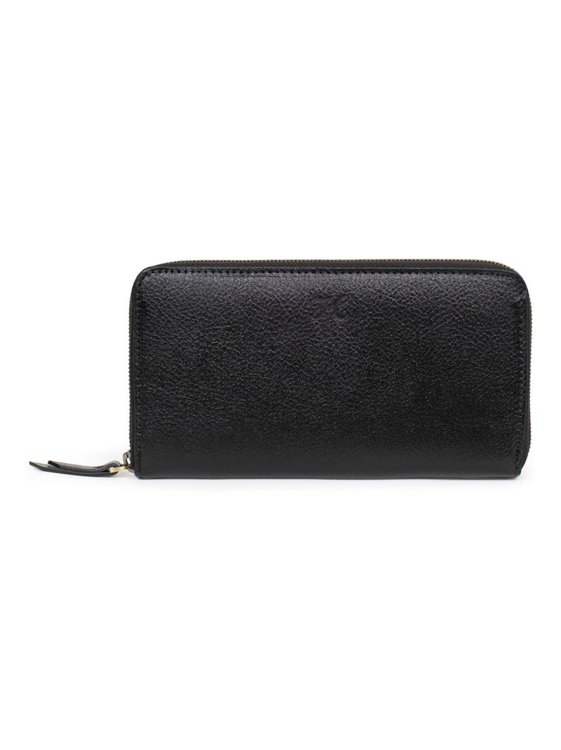 Portefeuille long  Stop RFID  Cuir BASTILLE Noir - Kiabi
