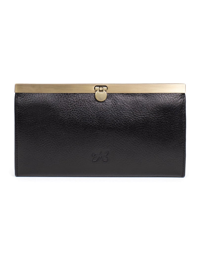 Portefeuille long  Stop RFID  Cuir BASTILLE Noir - Kiabi