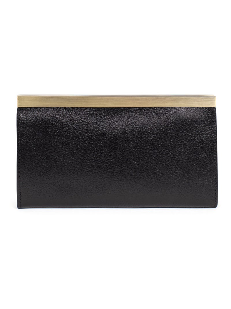 Portefeuille long  Stop RFID  Cuir BASTILLE Noir - Kiabi