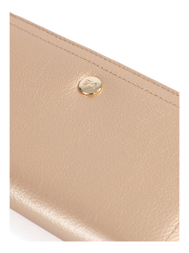 Portefeuille long  Stop RFID  Cuir LUNA Doré/or - Kiabi