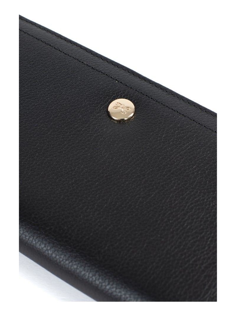 Portefeuille long  Stop RFID  Cuir LUNA Noir - Kiabi