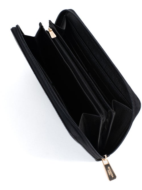 Portefeuille long  Stop RFID  Cuir LUNA - Kiabi