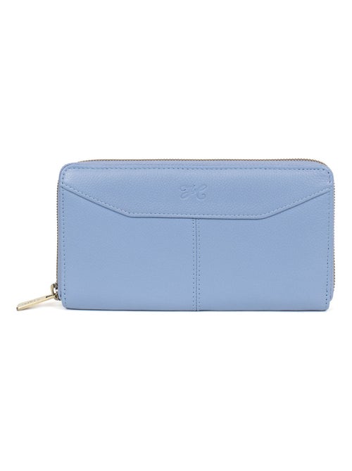 Portefeuille long  stop rfid  cuir parisienne hexagona - Kiabi