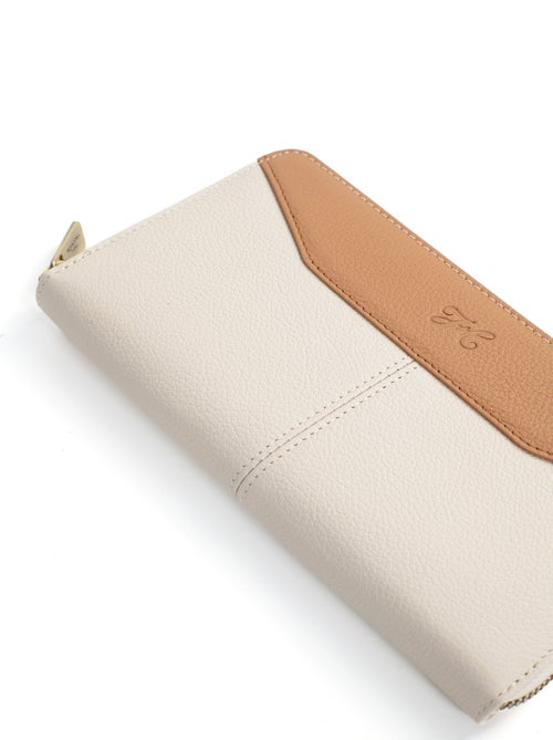Portefeuille long  Stop RFID  Cuir PARISIENNE - Kiabi