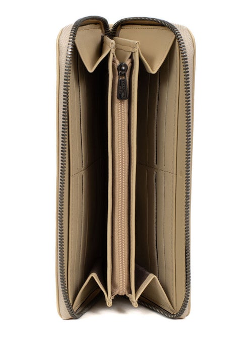 Portefeuille long  Stop RFID  Cuir SAUVAGE - Kiabi