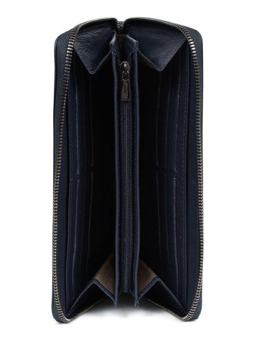Portefeuille long  Stop RFID  Cuir SAUVAGE - Kiabi