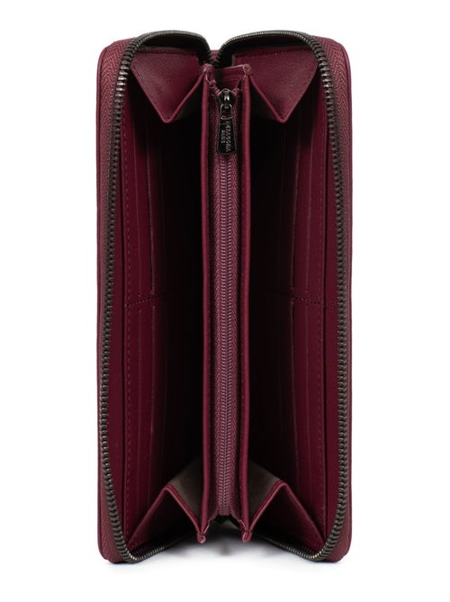 Portefeuille long  Stop RFID  Cuir SAUVAGE - Kiabi