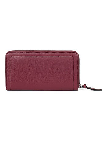 Portefeuille long stop rfid cuir sauvage hexagona