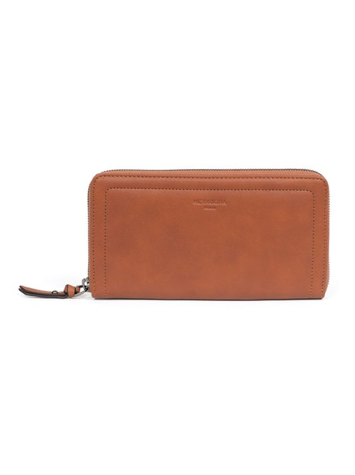 Portefeuille long  Stop RFID  Cuir SAUVAGE - Kiabi