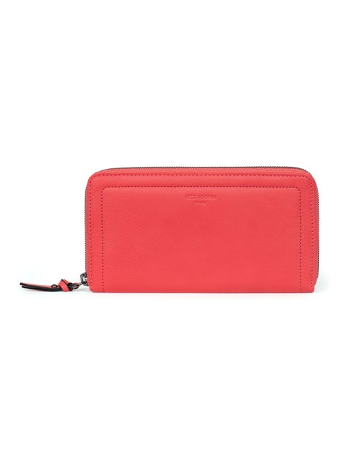 Portefeuille long  Stop RFID  Cuir SAUVAGE - Kiabi