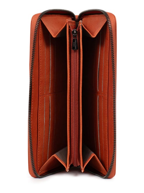 Portefeuille long  Stop RFID  Cuir SAUVAGE - Kiabi