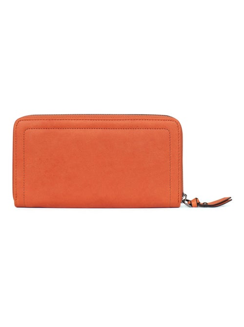 Portefeuille long  Stop RFID  Cuir SAUVAGE - Kiabi