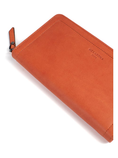 Portefeuille long  Stop RFID  Cuir SAUVAGE - Kiabi