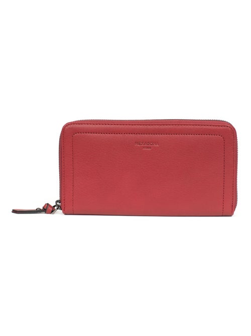 Portefeuille long  Stop RFID  Cuir SAUVAGE - Kiabi