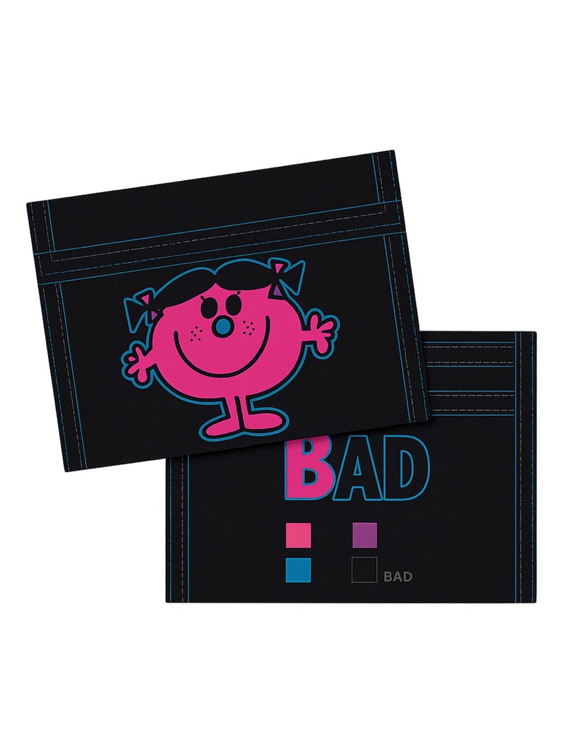 Portefeuille Monsieur Madame Noir - Kiabi
