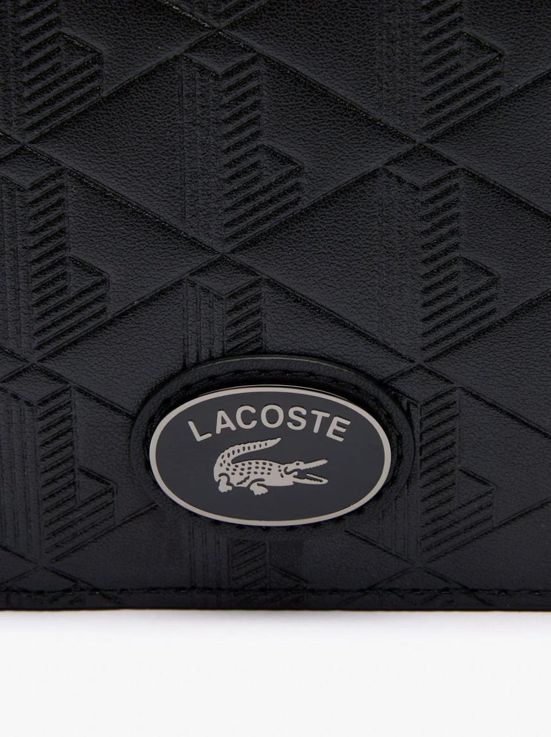 Portefeuille Nomogramme moyen en cuir Noir - Kiabi