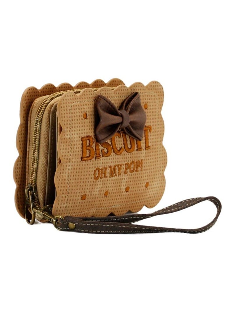 Portefeuille Petit - Oh My Pop! Biscuit - Beige - Taille Unique Beige - Kiabi