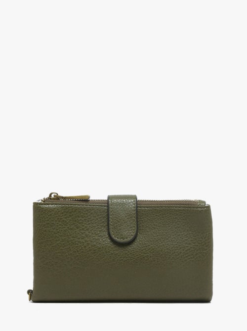 Portefeuille Porte-monnaie Miniprix Toile Enduite - Kiabi