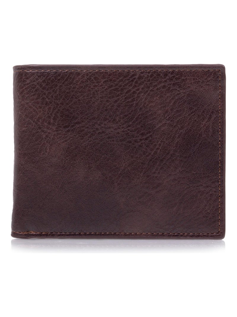 Portefeuille protection rfid anti-piratage de carte Marron - Kiabi