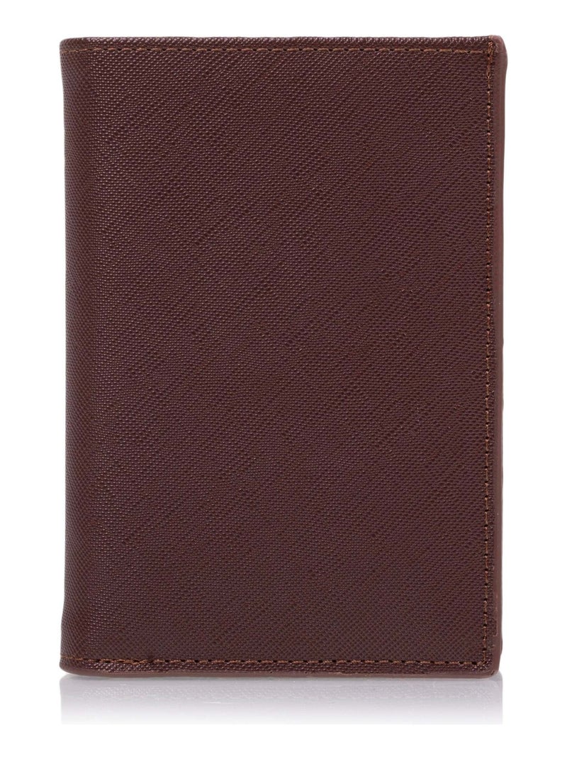 Portefeuille protection rfid anti-piratage de carte Marron - Kiabi