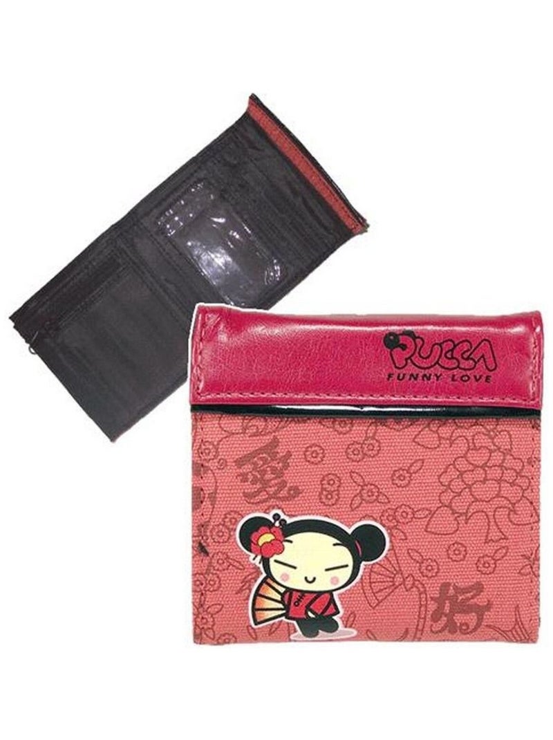 Portefeuille Pucca yakusa rouge Rouge - Kiabi