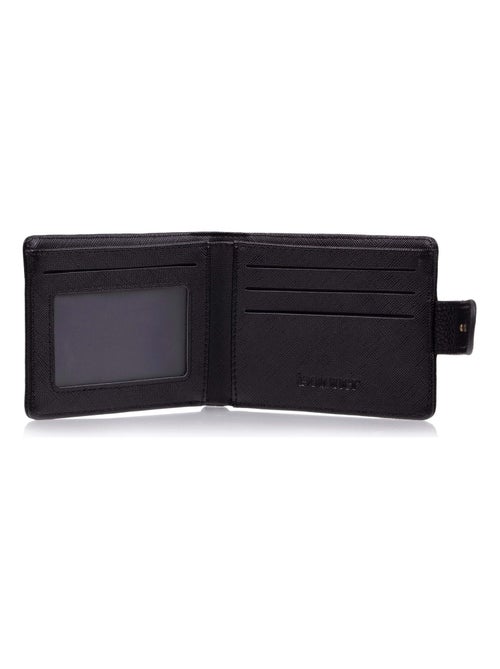 Portefeuille rabat avec patte homme noir Isotoner - Kiabi