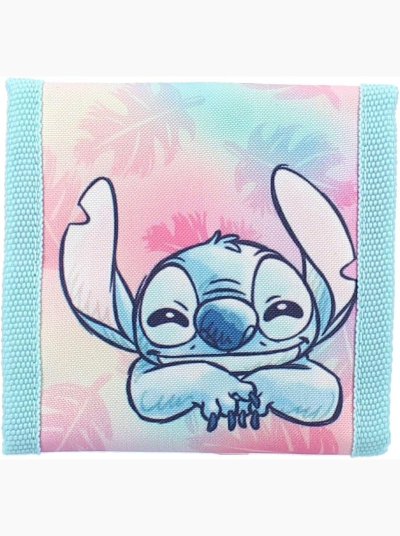 Portefeuille Stitch Wild Energy bleu – Portemonnaie enfant Multicolore - Kiabi