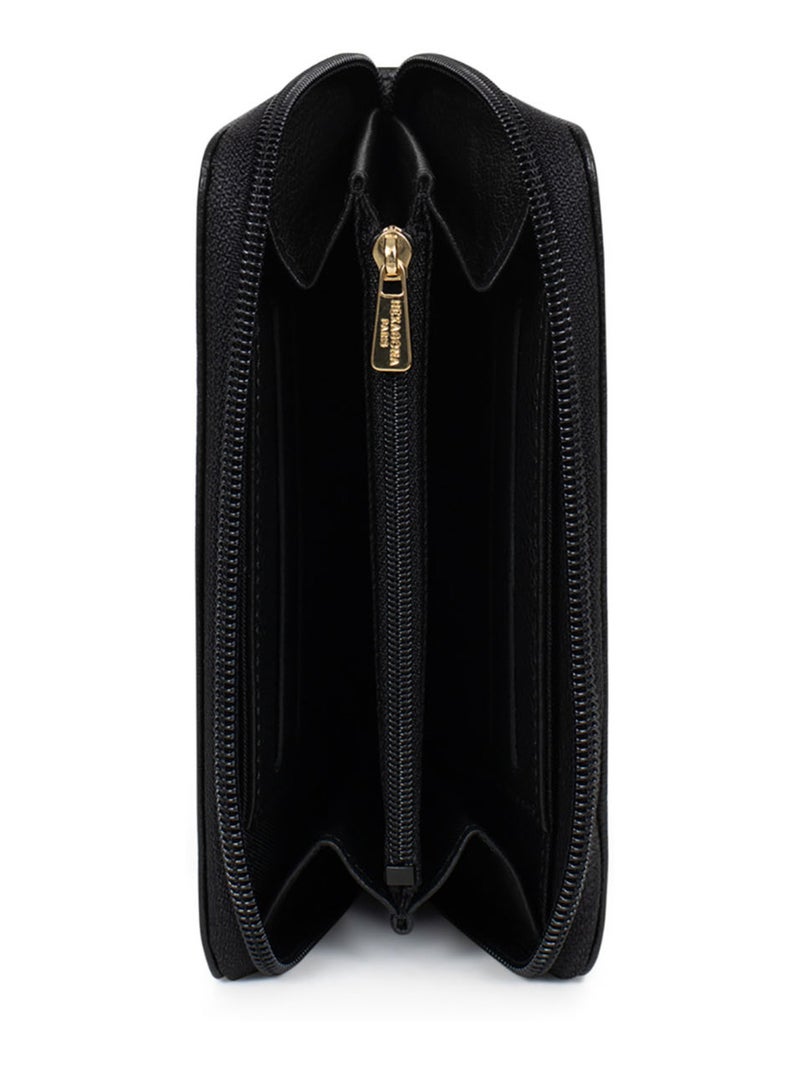 Portefeuille  Stop RFID  Cuir LUNA Noir - Kiabi