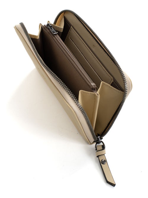Portefeuille  Stop RFID  Cuir SAUVAGE - Kiabi