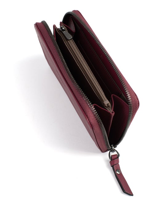 Portefeuille  Stop RFID  Cuir SAUVAGE - Kiabi