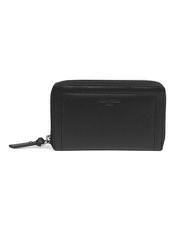 Portefeuille stop rfid cuir sauvage hexagona