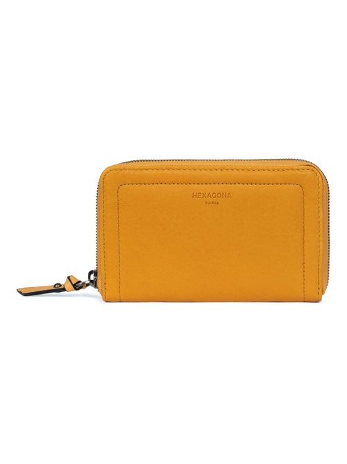 Portefeuille  Stop RFID  Cuir SAUVAGE - Kiabi
