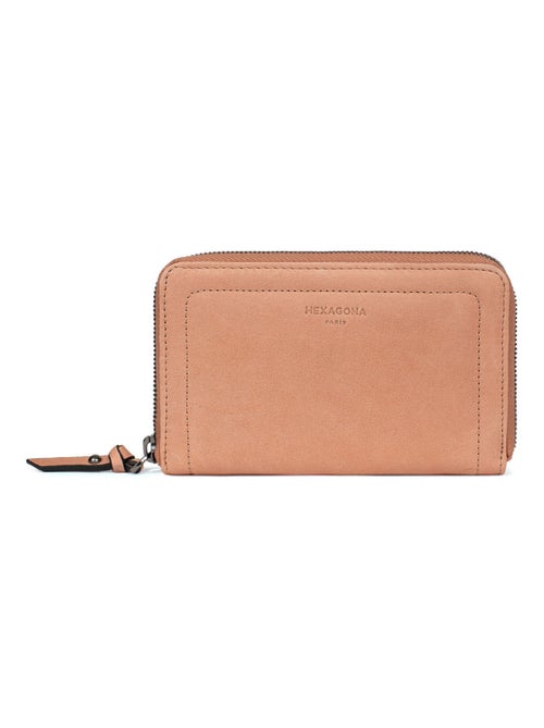 Portefeuille  Stop RFID  Cuir SAUVAGE - Kiabi