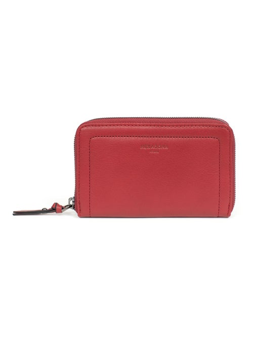 Portefeuille  Stop RFID  Cuir SAUVAGE - Kiabi