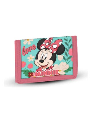 Portefeuille Velcro - Disney Minnie Mouse Garden Green - Multicolore - Taille Unique